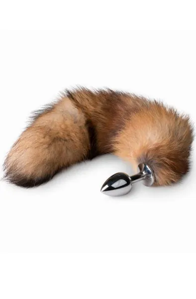 Bild 1 för Fox Tail Plug No. 1 Silver 42 cm Analplugg med svans
