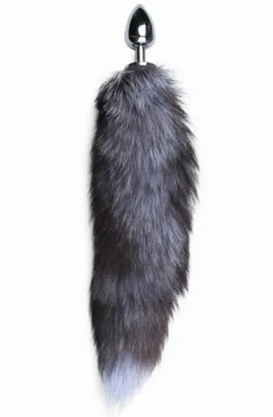 Bild 1 för Fox Tail Plug No.4 -Silver