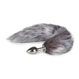 Produktfoto för Fox Tail Plug No.5 -Silver