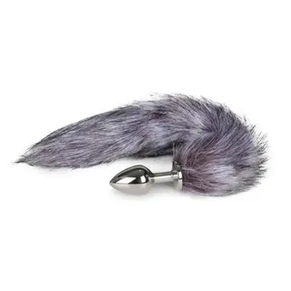 Produktfoto för Fox Tail Plug No.6 -Silver