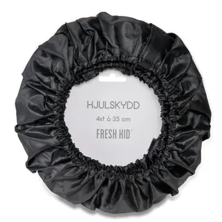 Produktfoto för Fresh Kid Hjulskydd Svart 4-pack