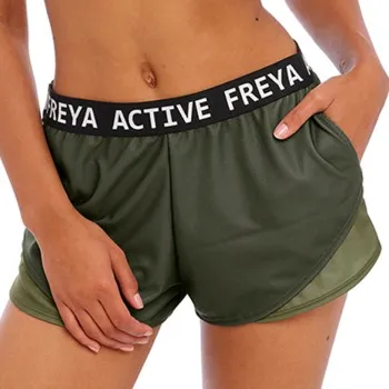 Alternativ bild 0 för Freya Active Player Short Khaki polyester Medium Dam