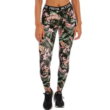Alternativ bild 0 för Freya Ecosculpt Leggings Svart mönstrad Medium Dam