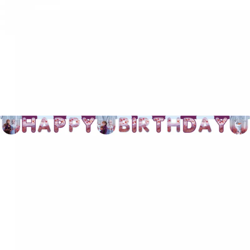 Alternativ bild 0 för Frost 2 Happy Birthday banner