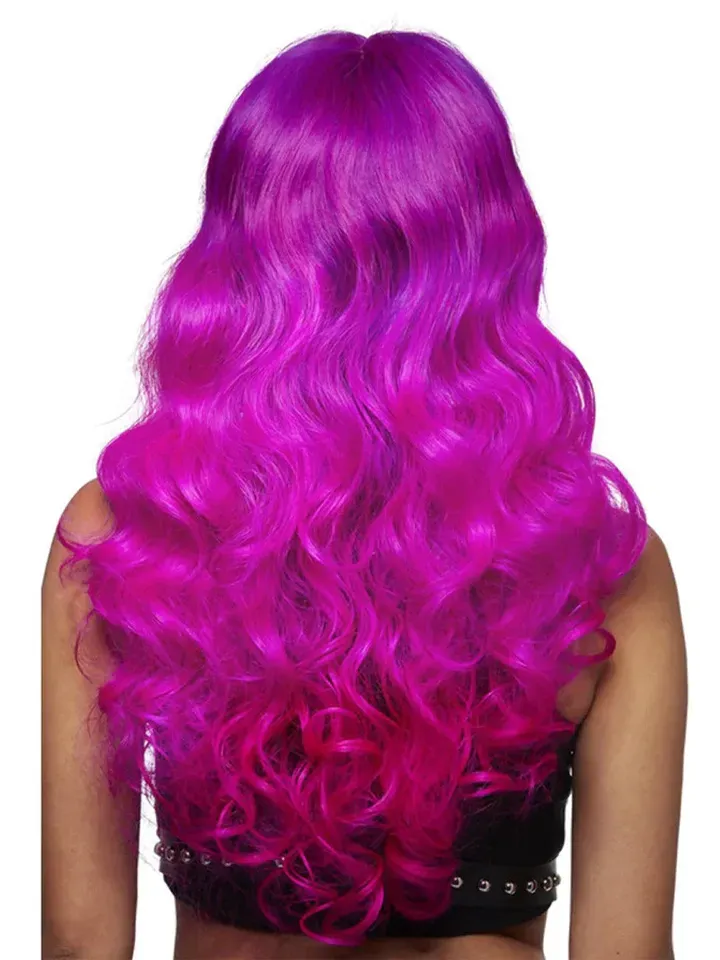 Bild 2 för Fuchsia Passion™ Siren™ Peruk Lila