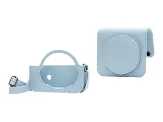 Produktfoto för Fujifilm - Fodral för kamera - polyuretanläder - glaciärblå - för Instax SQUARE SQ1