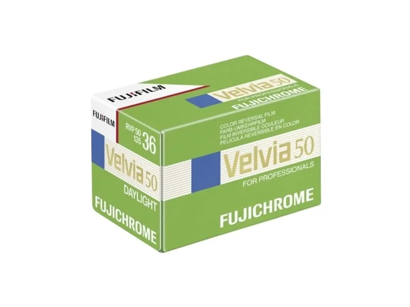 Alternativ bild 0 för Fujifilm Fujichrome Velvia 50 (RVP) - Film för färgdia - 135 (35 mm) - ISO 50 - 36 exponeringar