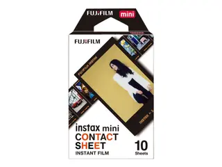 Produktfoto för Fujifilm Instax Mini Contact Sheet - Färgfilm för snabbframkallning - instax mini - ISO 800 - 10 exponeringar