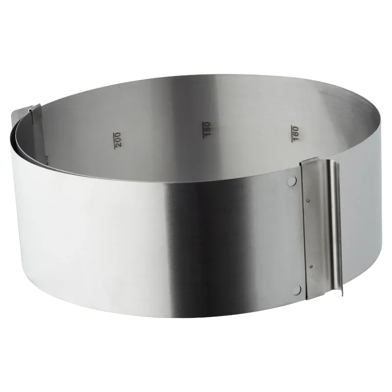 Alternativ bild 0 för Funktion Adjustable Cake Ring 8 cm 18/0 ss