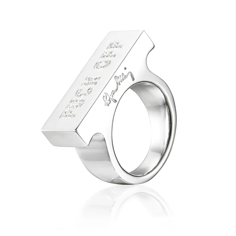 Alternativ bild 0 för Funky & Stars - Paparazzi Ring Silver 15.00 mm