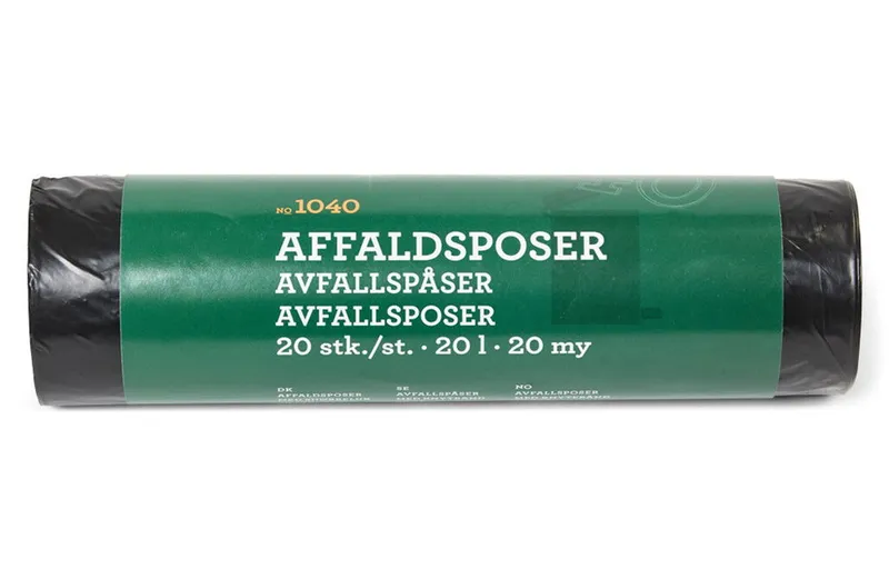 Alternativ bild 0 för G.Funder AFFALDSPOSER M/SNØRELUK 20L 20MY