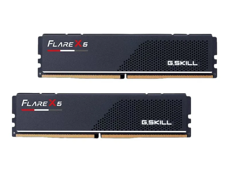 Alternativ bild 0 för G.Skill Flare X5 - DDR5 - sats - 32 GB: 2 x 16 GB - DIMM 288-pin låg - 6000 MHz / PC5-48000 - CL36 - 1.35 V - ej buffrad - icke ECC - mattsvart