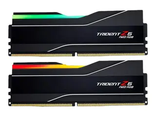 Produktfoto för G.Skill Trident Z5 Neo RGB - DDR5 - sats - 64 GB: 2 x 32 GB - DIMM 288-pin - 6000 MHz / PC5-48000 - CL30 - 1.4 V - ej buffrad - icke ECC - mattsvart