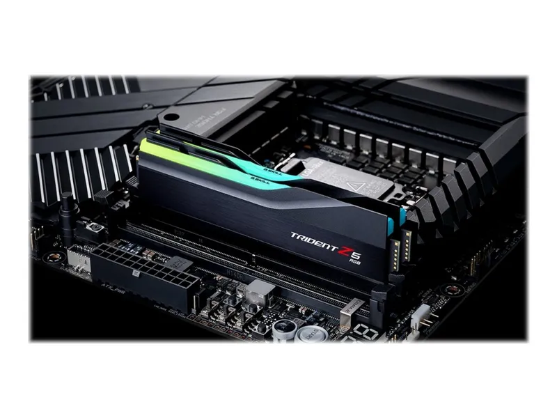 Alternativ bild 0 för G.Skill Trident Z5 RGB - DDR5 - sats - 32 GB: 2 x 16 GB - DIMM 288-pin - 6000 MHz / PC5-48000 - CL36 - 1.35 V - ej buffrad - icke ECC - mattsvart