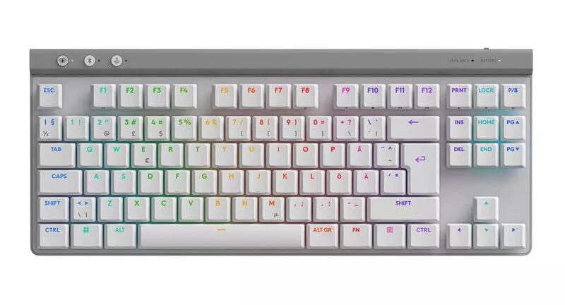 Alternativ bild 0 för G515 LIGHTSPEED TKL taktil, vit (nordisk)