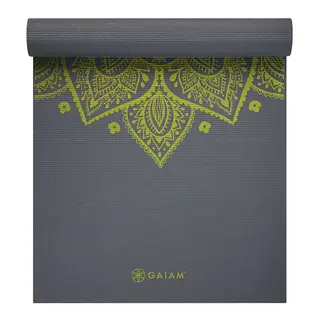 Produktfoto för Gaiam Citron Sundial Yoga Mat 6mm Premium, Yogamattor