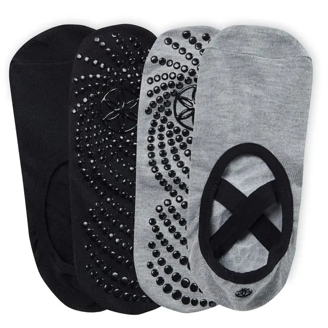 Alternativ bild 0 för Gaiam Grippy Yoga Socks Dovetail 2-Pack, Yogatillbehör