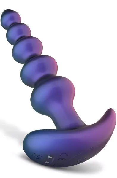 Bild 2 för Galaxy Force Vibrating Butt Plug With Remote Analplugg med vibrator