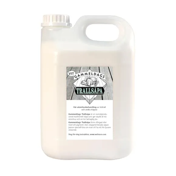 Alternativ bild 0 för Gammeldags Trallsåpa Vit 2,5L | Beijerbygg Byggmaterial