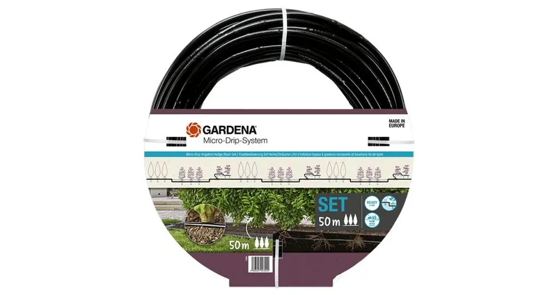 Alternativ bild 0 för Gardena Micro-Drip-System bevattning för häck/busksatser - 50 meter