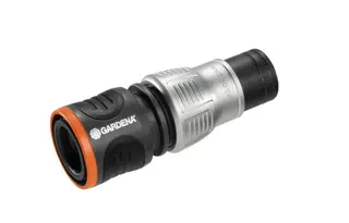Produktfoto för Gardena Premium slangkoppling med vattenstopp 1/2