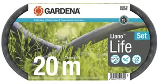 Produktfoto för Gardena Trädgårdsslang Liano Life 20 m. - Set