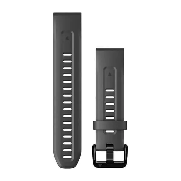 Bild 1 för Garmin fenix 7S QuickFit Silikonband (20mm) - Svart