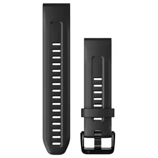 Produktfoto för Garmin fenix 7S QuickFit Silikonband (20mm) - Svart