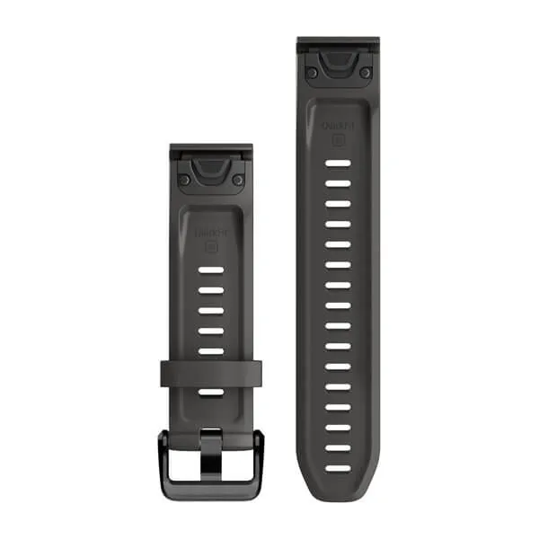 Bild 2 för Garmin fenix 7S QuickFit Silikonband (20mm) - Svart