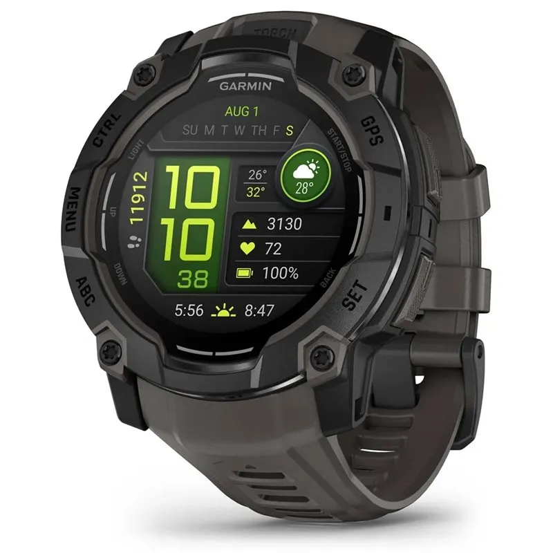 Bild 1 för Garmin Instinct 3 AMOLED 50mm - Black/Charcoal