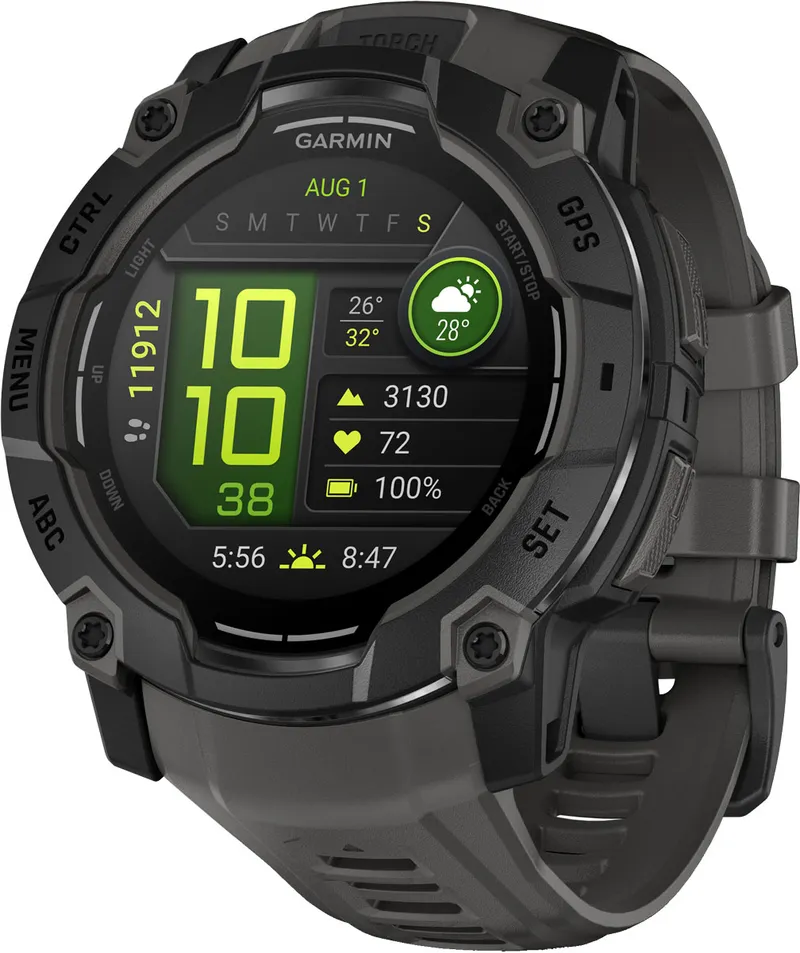 Bild 1 för Garmin Instinct 3 AMOLED 50mm - Black/Charcoal