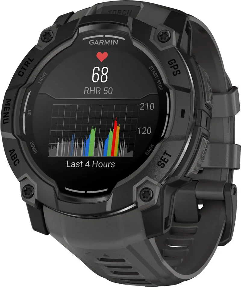 Bild 2 för Garmin Instinct 3 AMOLED 50mm - Black/Charcoal