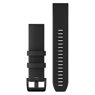 Produktfoto för Garmin QuickFit - KlocKräm för smart klocka - svart, black hardware - för Approach S62  D2  fenix 5  fenix 5  fenix 6  fenix 7  Forerunner 945, 965  Instinct  MARQ