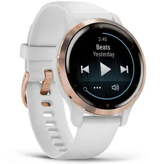 Produktfoto för Garmin Venu 2S - Roséguld/Vit