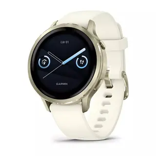 Produktfoto för Garmin Venu 4 41mm GPS (lunar gold/bone)