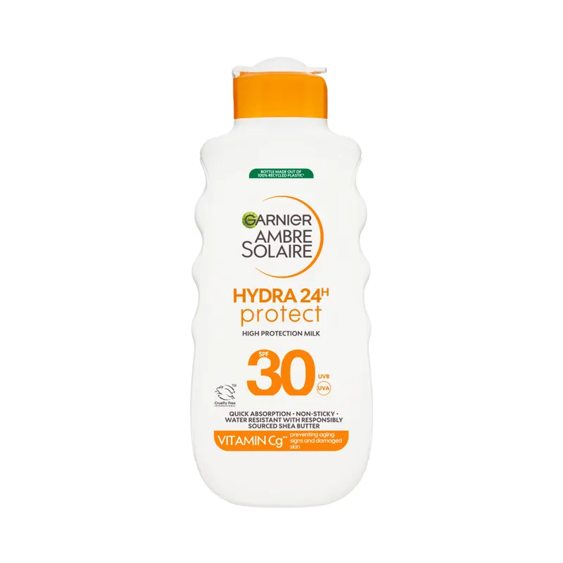 Bild 1 för Garnier Ambre Solaire Hydra 24H Protect Sun Protecting Milk SPF30 175 ml