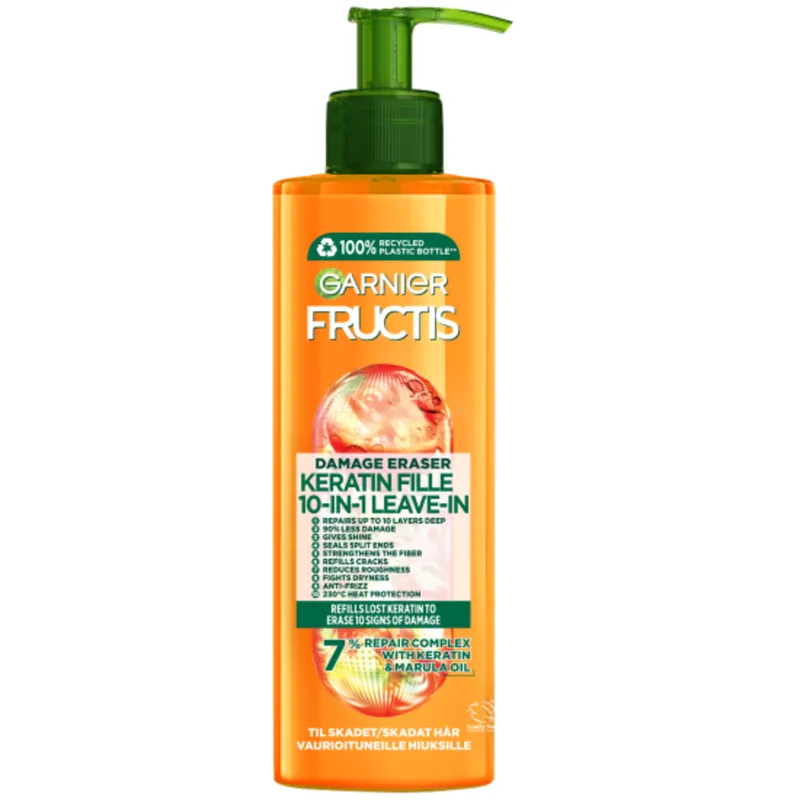 Bild 2 för Garnier Fructis Goodbye Damage 10-in-1 Leave-In Cream 400 ml