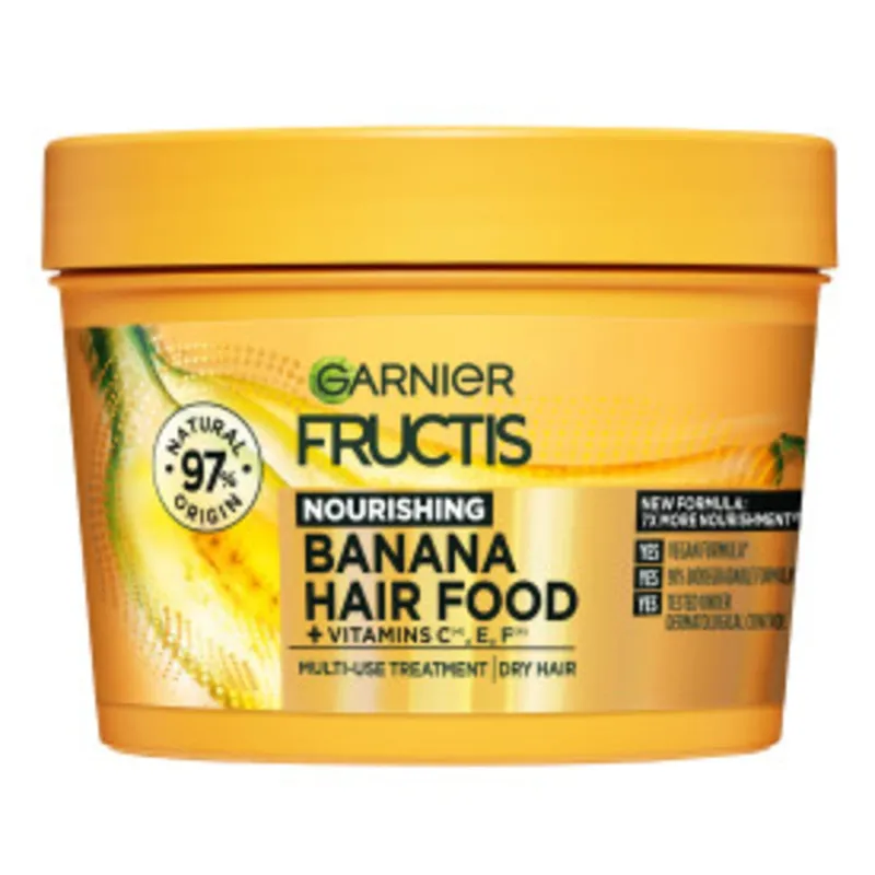 Bild 2 för Garnier Fructis Hair Food Banana Mask 400 ml