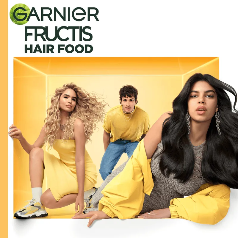 Bild 3 för Garnier Fructis Hair Food Nourishing Schampo Banana 350 ml