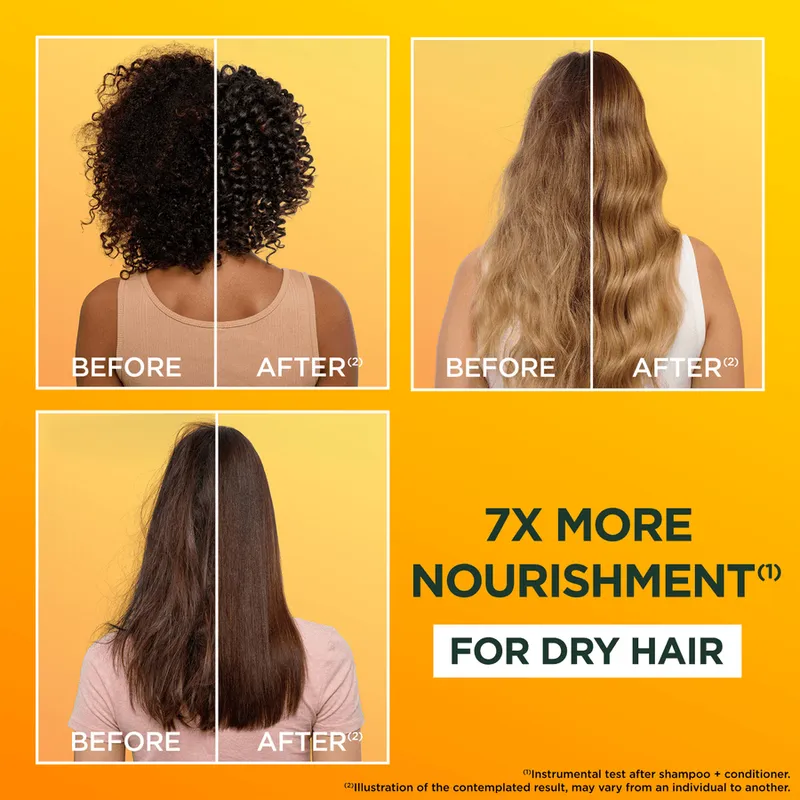 Bild 4 för Garnier Fructis Hair Food Nourishing Schampo Banana 350 ml