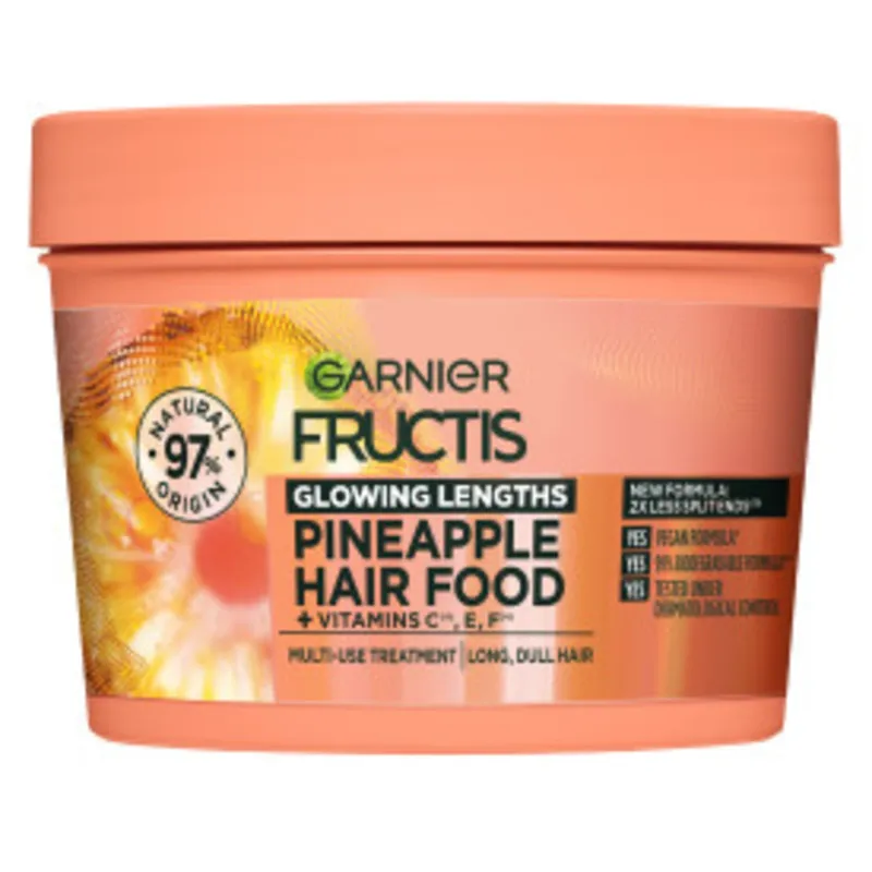 Bild 2 för Garnier Fructis Hair Food Pineapple Mask 400 ml