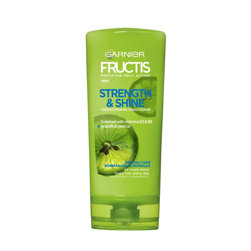 Bild 2 för Garnier Fructis Strength & Shine Balsam Normalt Hår 200 ml