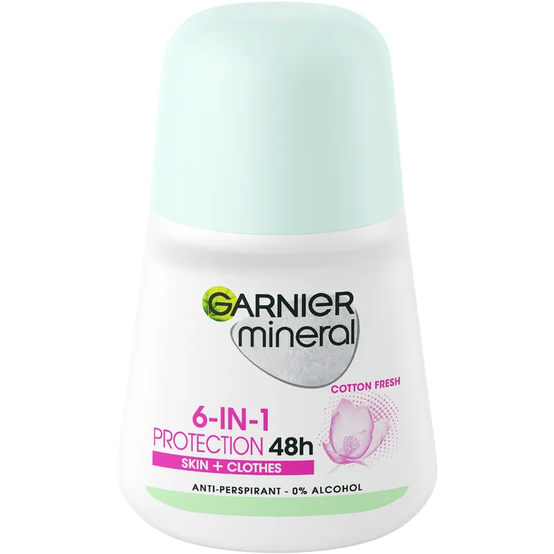 Bild 2 för Garnier Invisible BlackWhiteColours 48hr Roll-on 50 ml