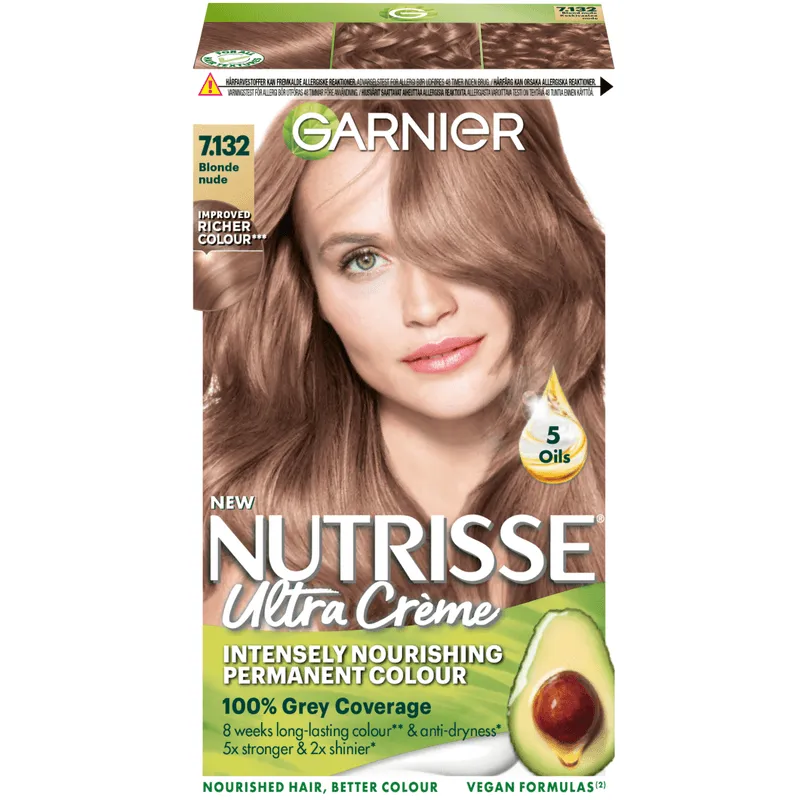 Bild 1 för Garnier Nutrisse Cream 7.13 Nude Dark Blonde