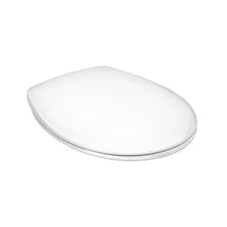 Produktfoto för GB Saval toiletsæde m/låg - 362x435x62mm vit