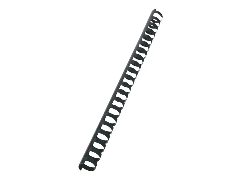 Alternativ bild 0 för GBC Plastspiral CombBind 19mm A4 21R Svart Svart - Plastic binding comb
