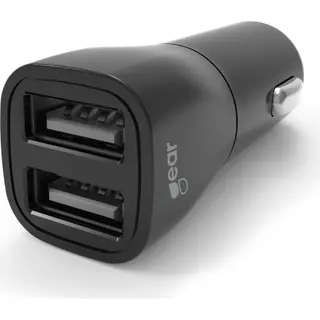 Produktfoto för Gear by Carl Douglas Laddare Bil 2xUSB-A 3,4A svart