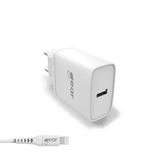 Produktfoto för Gear by Carl Douglas Laddare Vägg 1xUSB 2,4A Light 1m