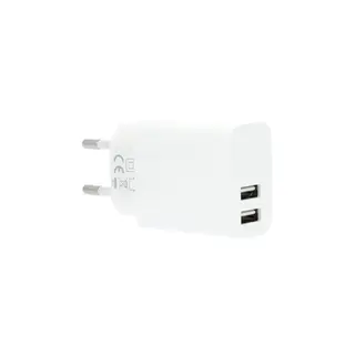 Produktfoto för GEAR Charger 220V 2xUSB-A 3.4A White