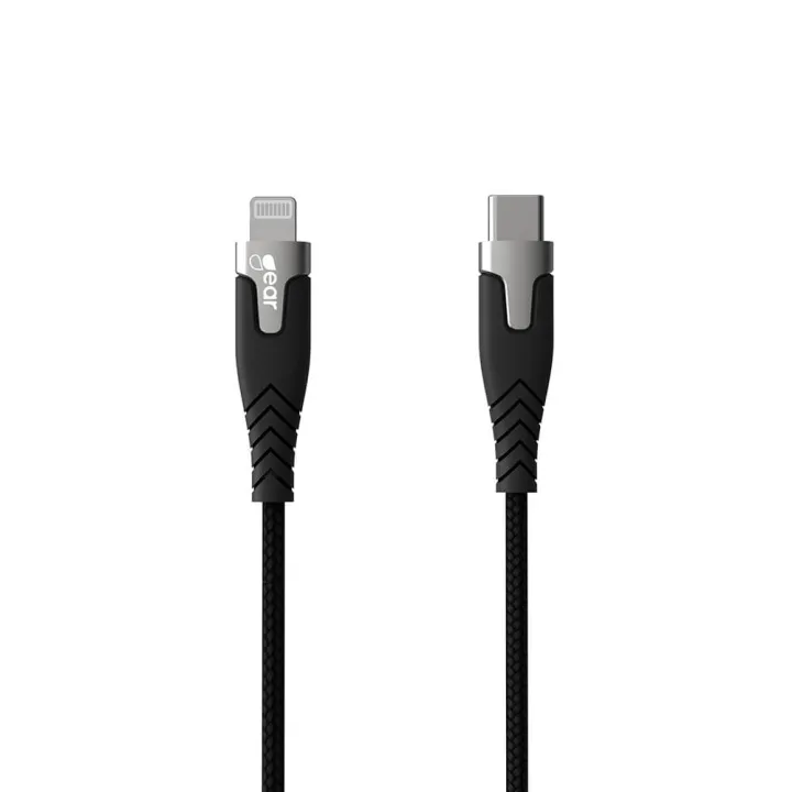 Alternativ bild 0 för GEAR Charging Cable USB-C to Lightning C94 1.5m - Black Kevlar